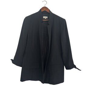 LOFT Outlet Open Front Blazer with Tie Sleeves